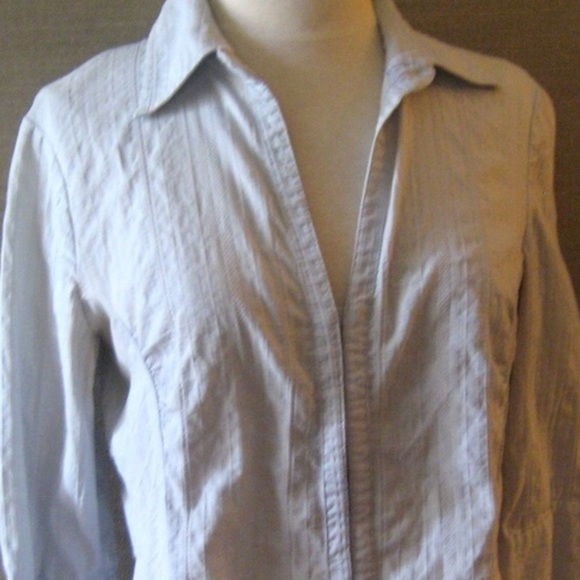 Light Blue H&M Shirt, Size: 10 - Picture 3 of 7